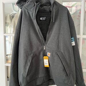 Carhartt Gray Hooded Jacket